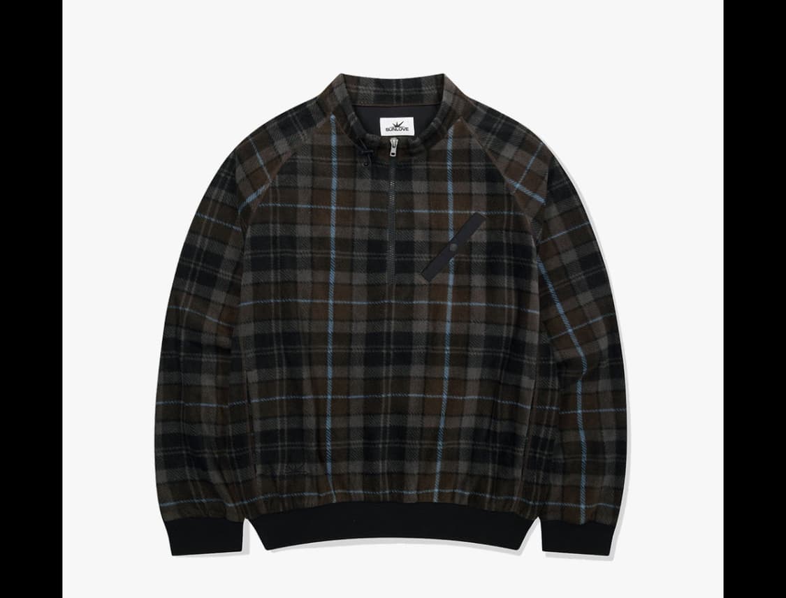 구매) sunlove plaid player fleece 상품이미지1
