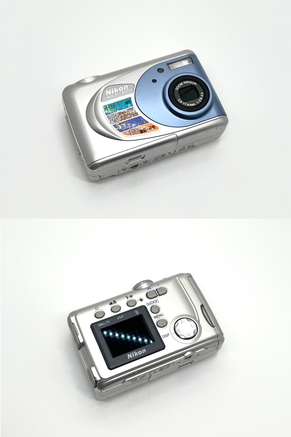 미품/작례🫧𖠳ᐝ니콘 NIKON COOLPIX 2000 상품이미지4