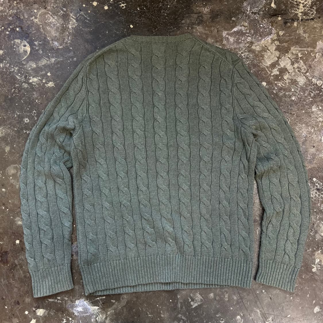 M) 폴로 랄프로렌 케이블 니트 스웨터 꽈배기 니트 스웨터 상품이미지5