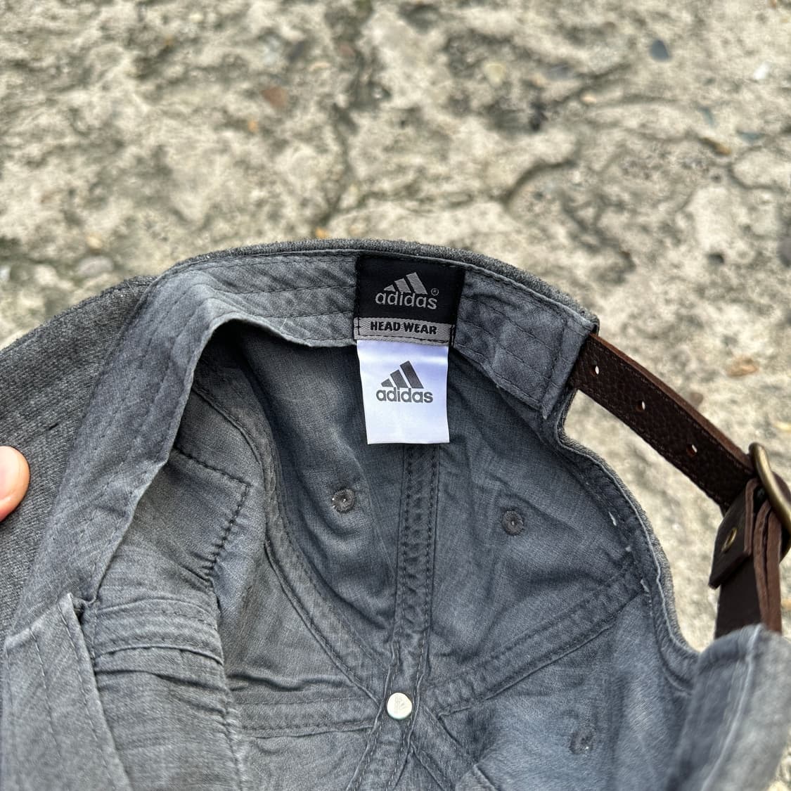 00's adidas rectangle cap 상품이미지4