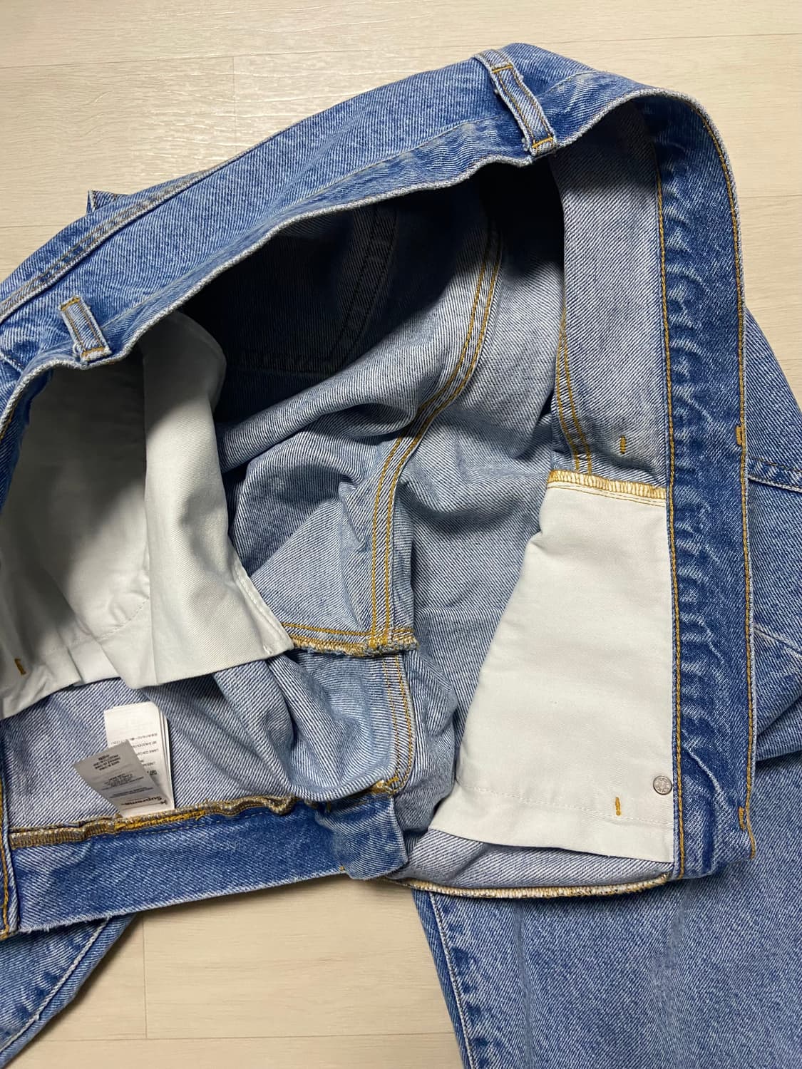 [34] 슈프림 25ss 배기진 중청/미디엄 워시/워시드 인디고 상품이미지5