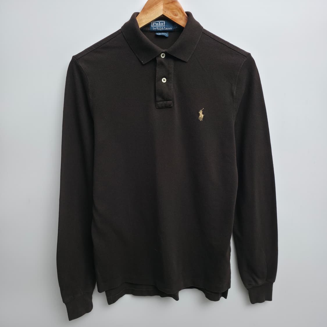 [S] 폴로 랄프로렌 브라운 긴팔 카라티 상품이미지1