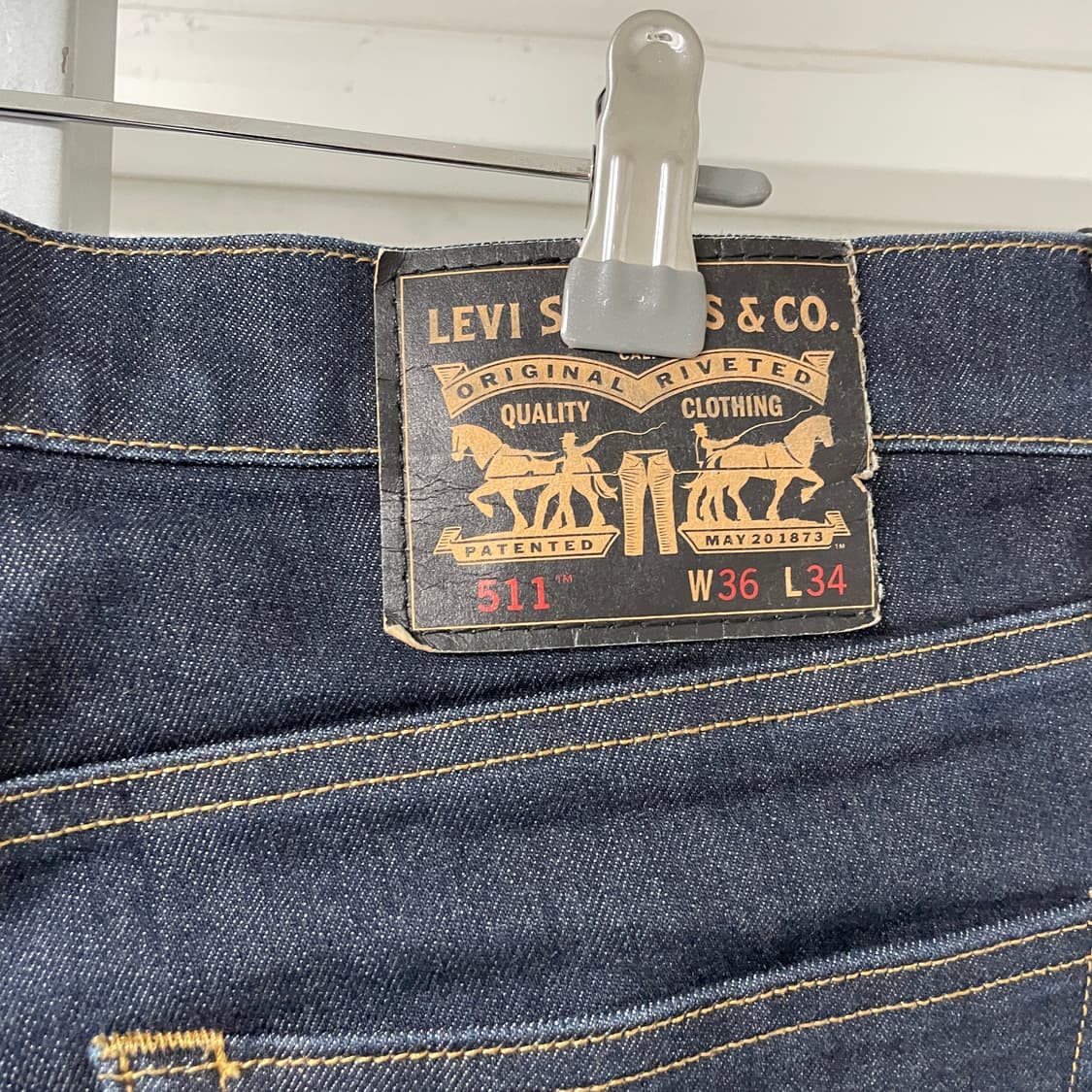리바이스 511 데님 팬츠 W36 L34 상품이미지4