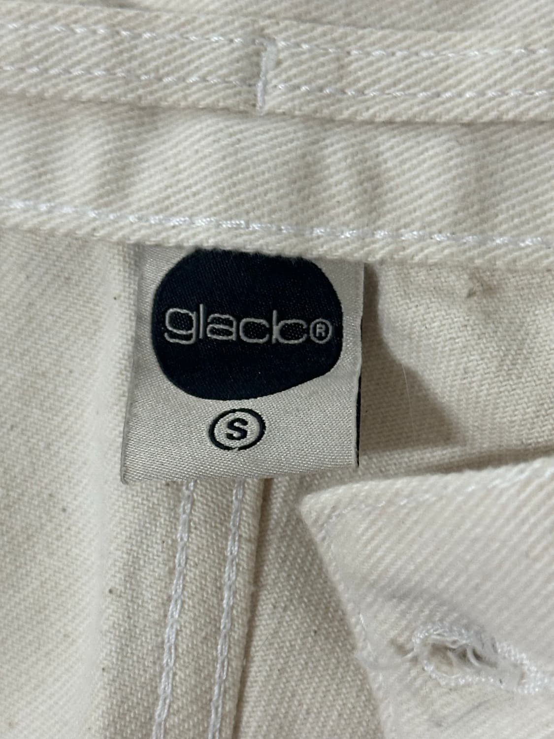 글랙 gp138 미티어 아플리케 크림 코튼 팬츠 벌룬팬츠 s 상품이미지5