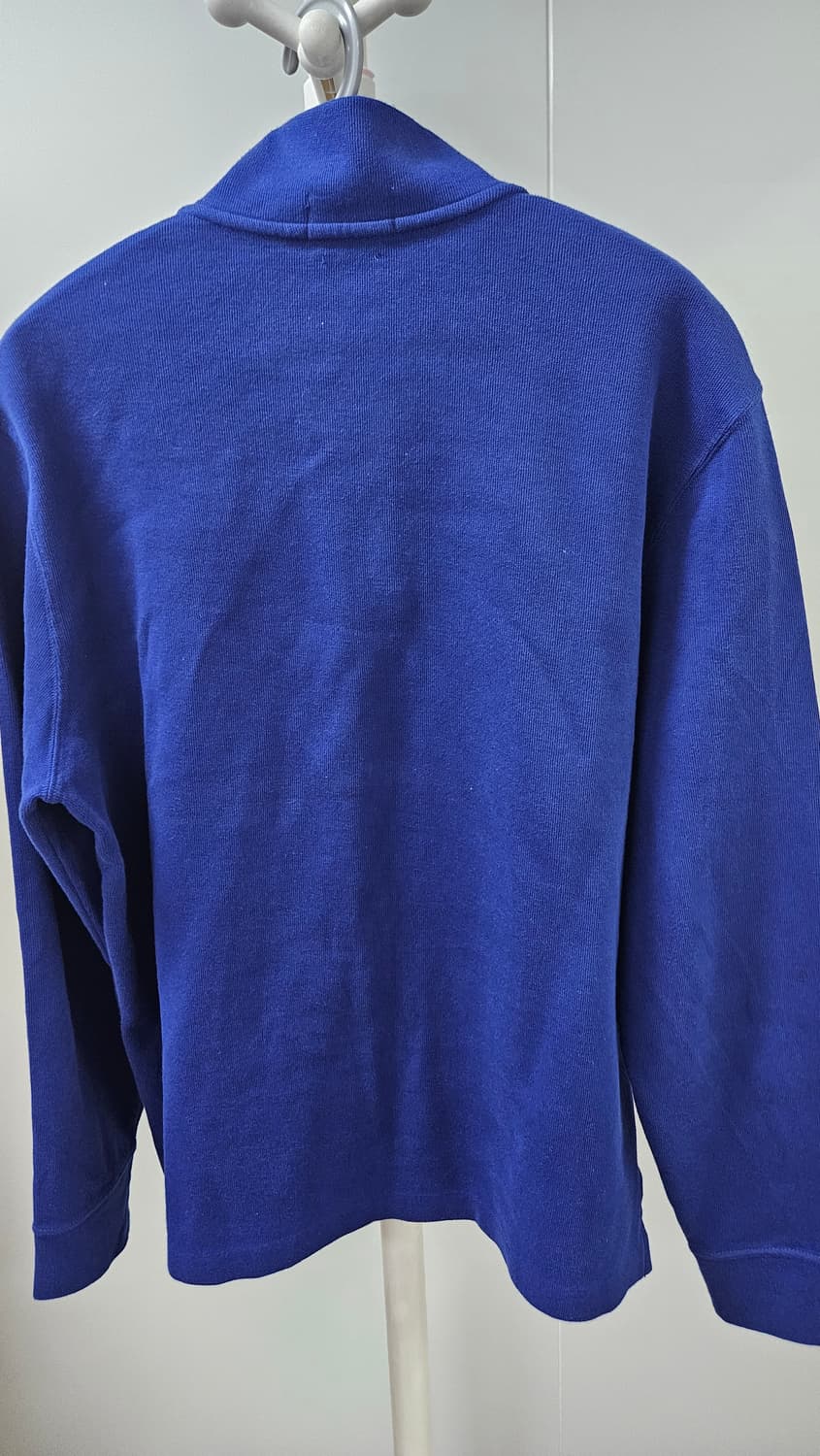 폴로 하프집업 맨투맨 티셔츠 블루(M) 상품이미지2