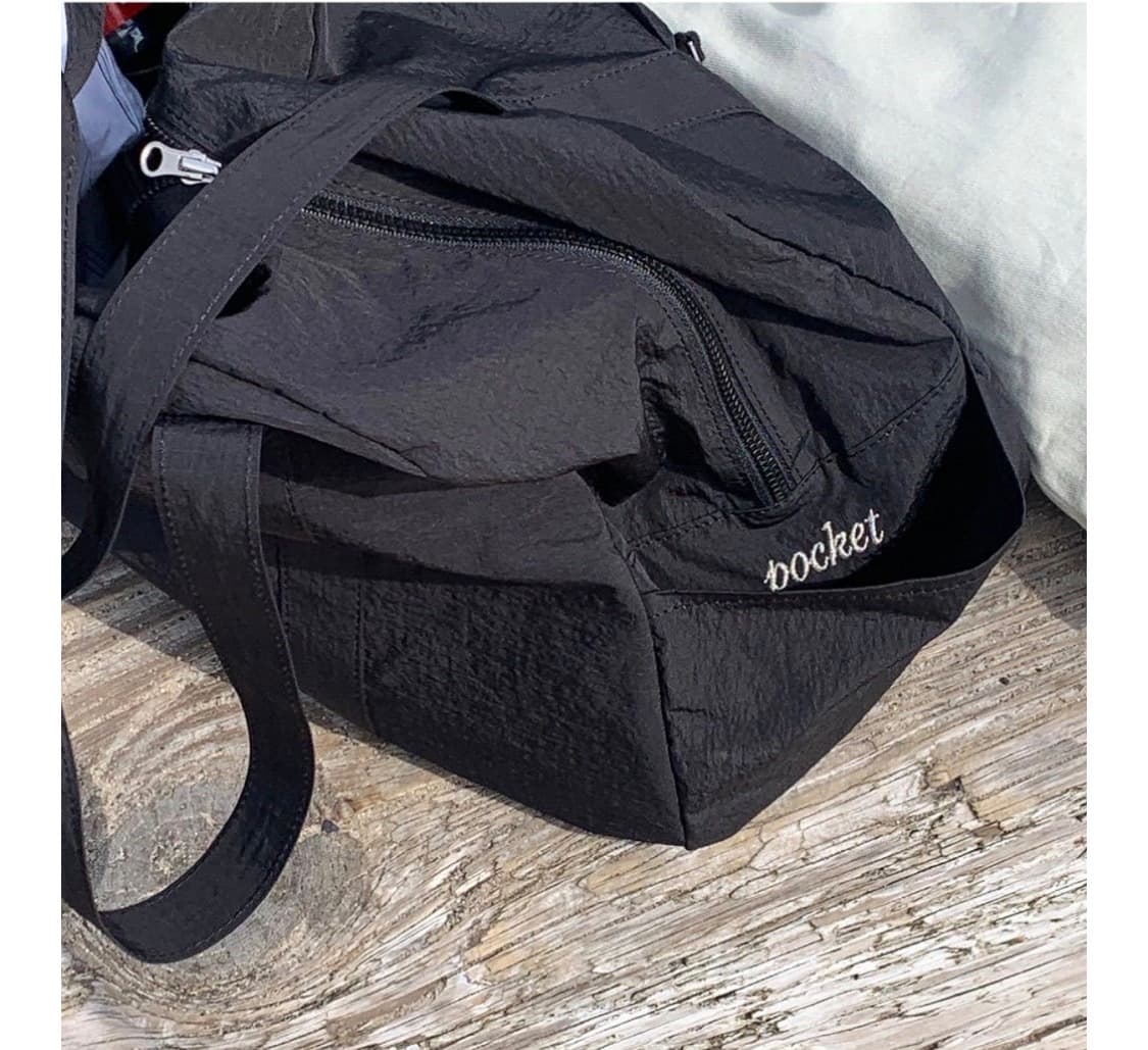 미개봉,새상품:)헤이그 duffel bag(더플백)-블랙 상품이미지5
