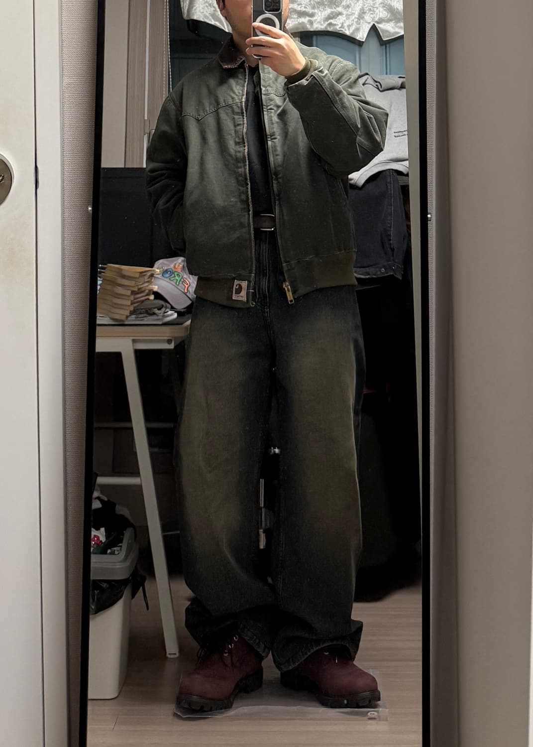 (최상급빈티지)[L]칼하트 디트로이트 J14 구형 산타페 자켓 MOS 상품이미지3