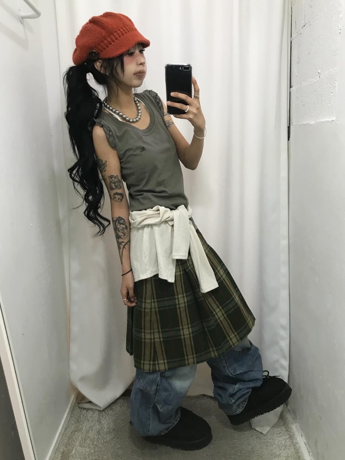 Burberry Khaki Frill Short sleeves 상품이미지6