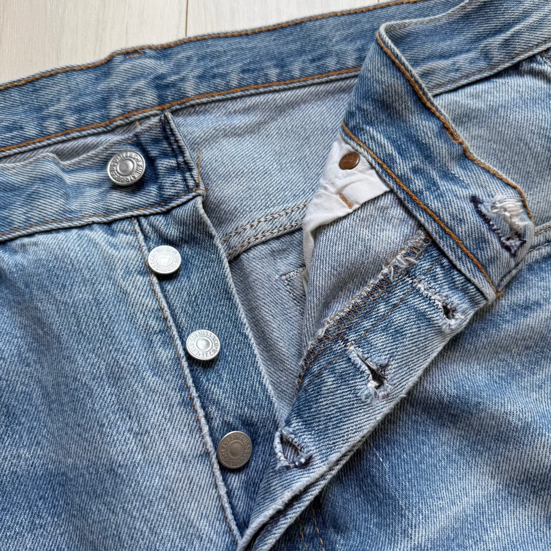 90s Vintage USA Levis 501 W34 L31 상품이미지3