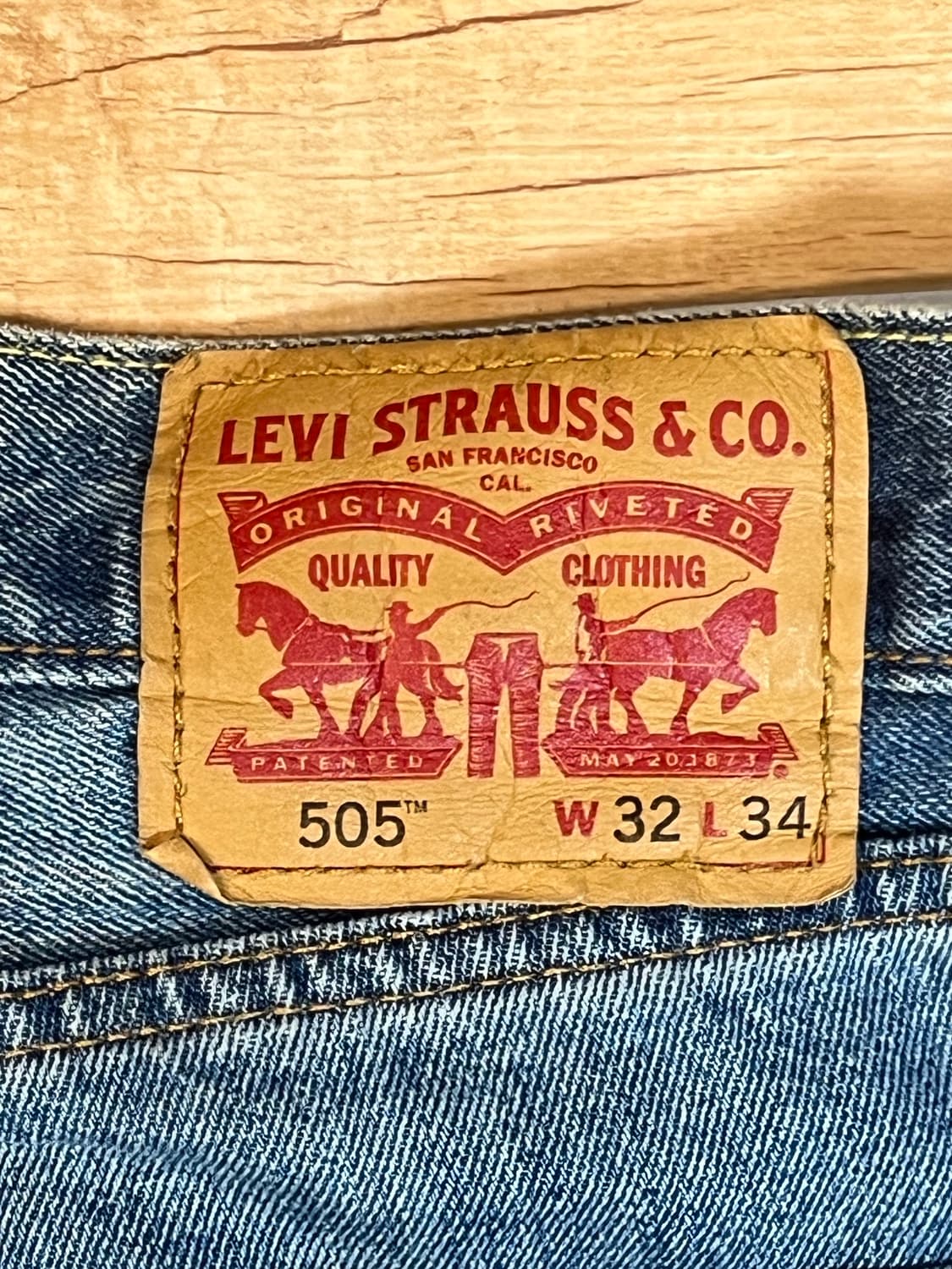리바이스 505 청바지 W32 L34 상품이미지4