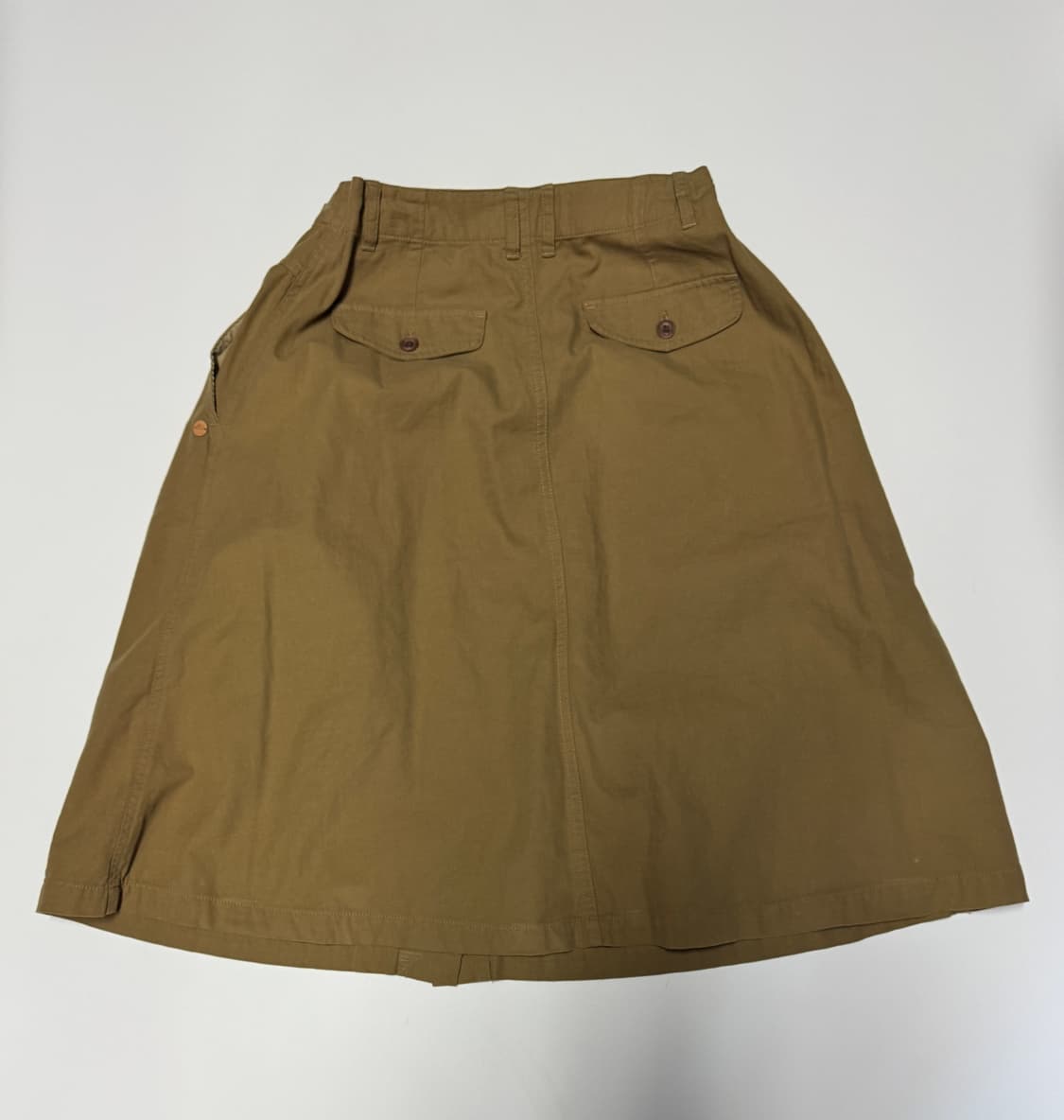 여성 써스데이아일랜드 빈티지 버튼 플리츠 치마 28.3인치 상품이미지2