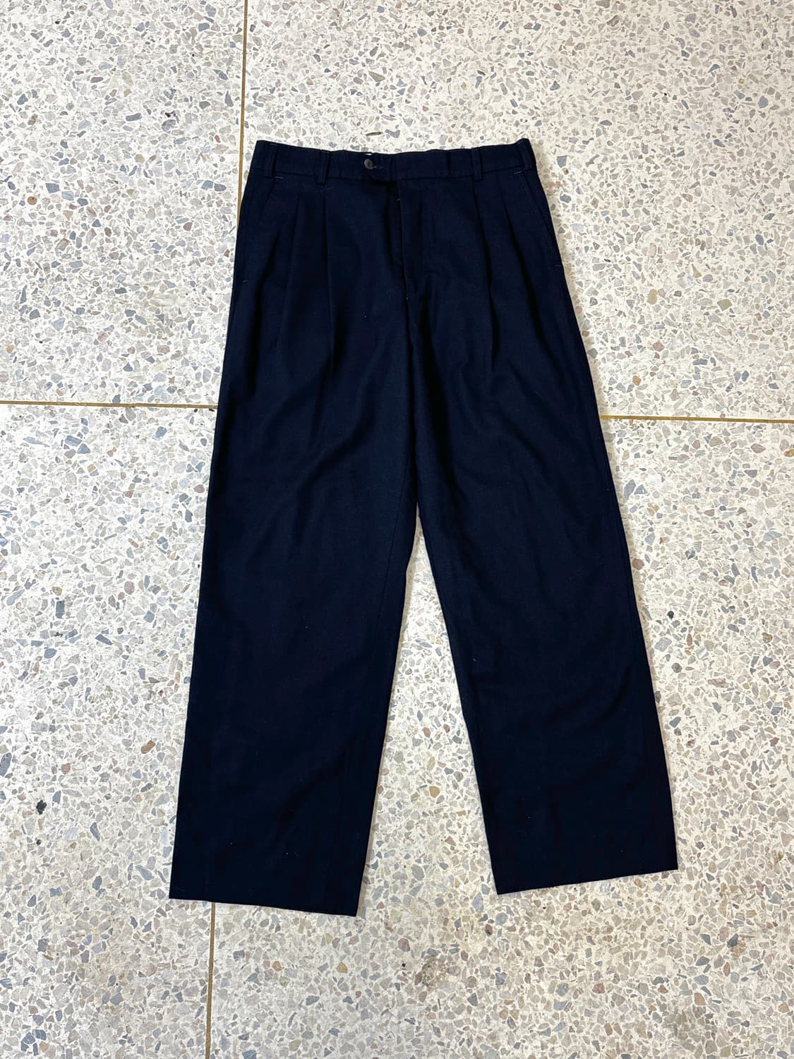 90‘s BURBERRY 투턱 슬랙스 상품이미지5