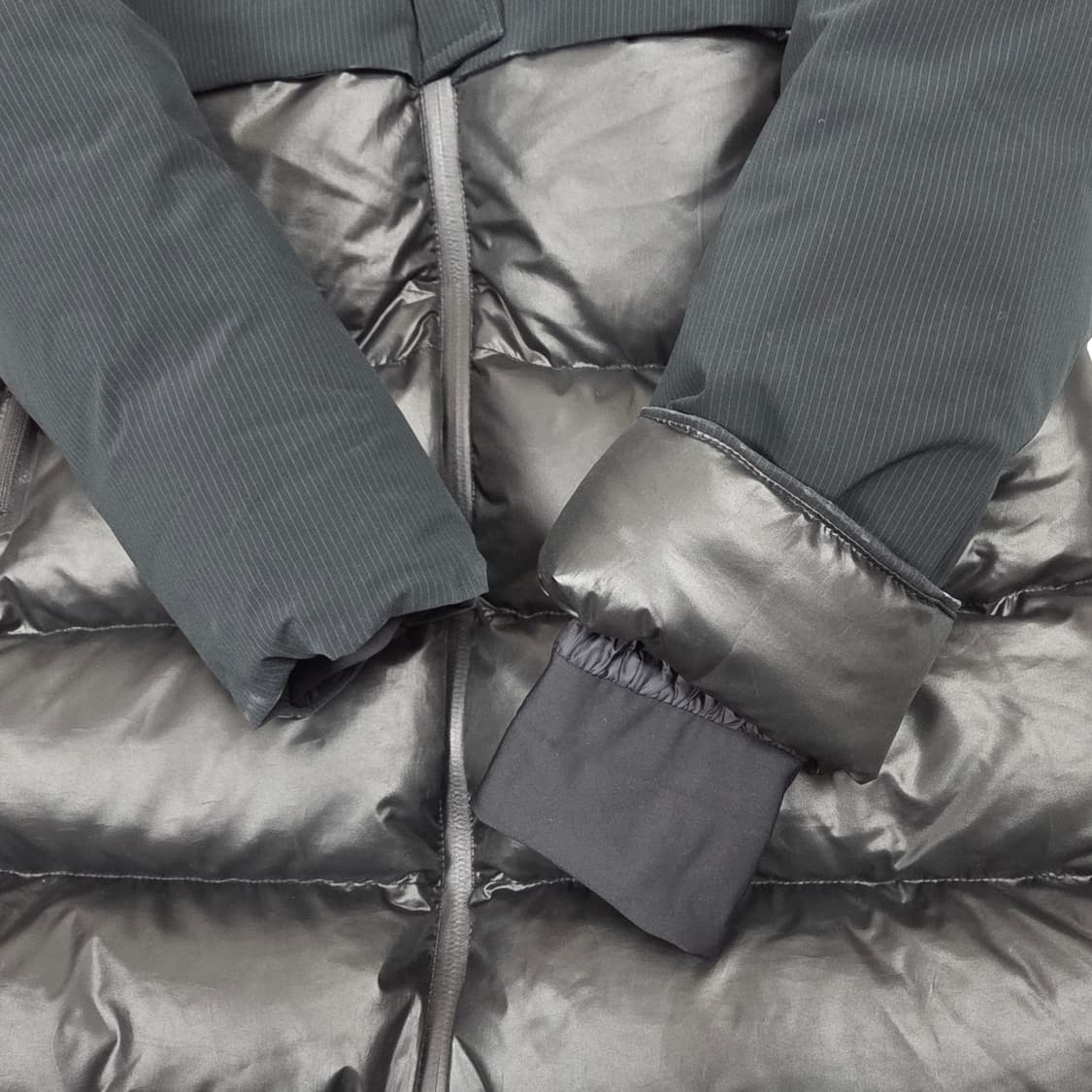 스파이더 여성 패널 롱패딩 블랙 S 상품이미지5