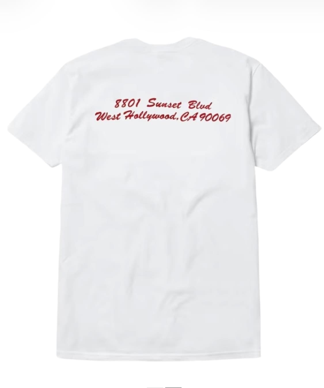 슈프림 Supreme 웨스트 할리우드 박스로고 티셔츠 화이트 - 23SS 상품이미지2