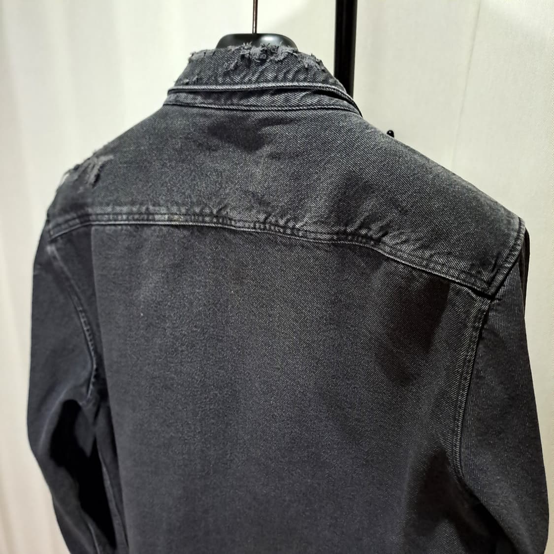 (택포) 자라 릴렉스핏 데님 아우터 셔츠 XL B612 상품이미지5