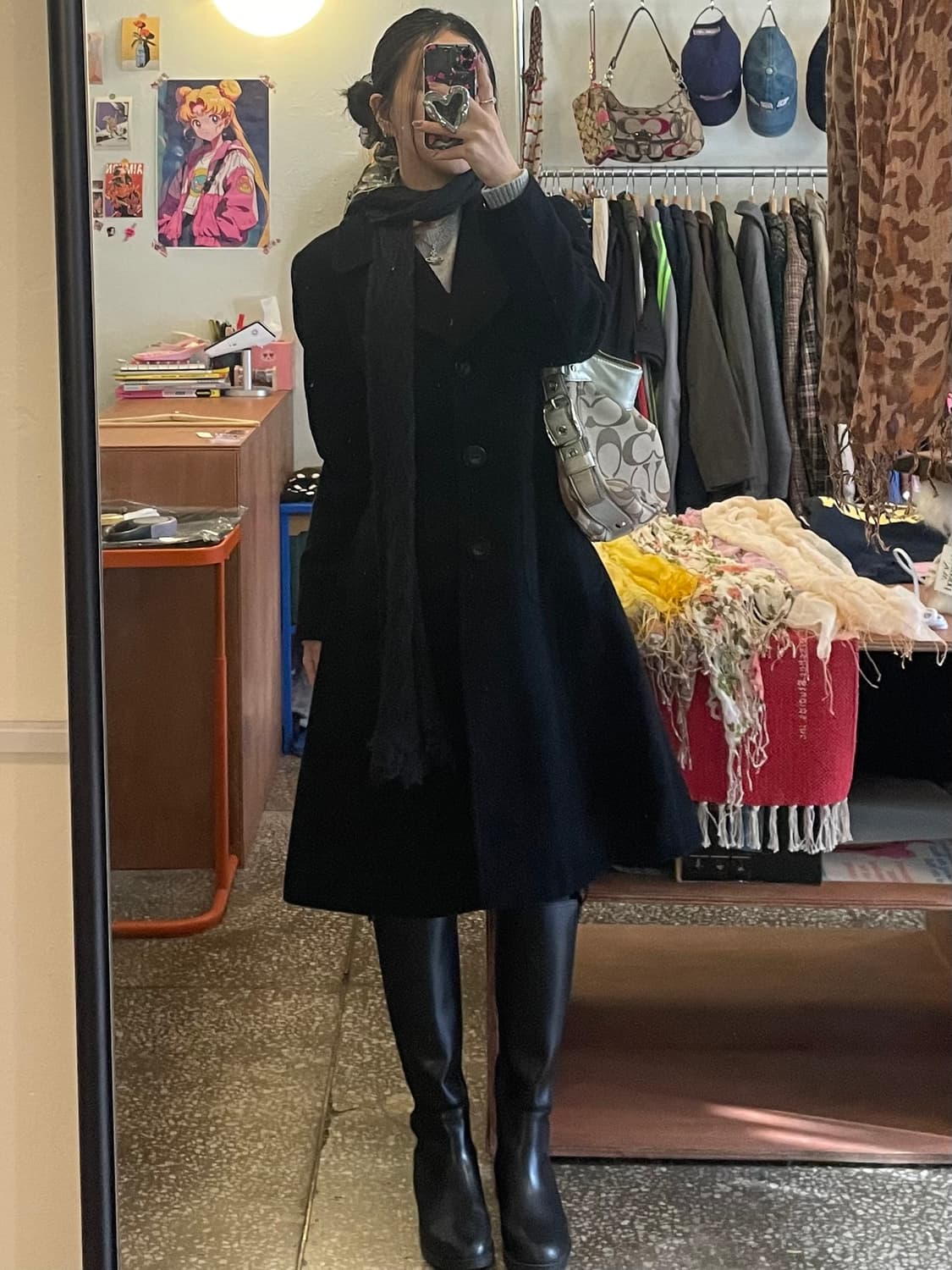 클래식 A라인 울 롱코트 [무배] 상품이미지1