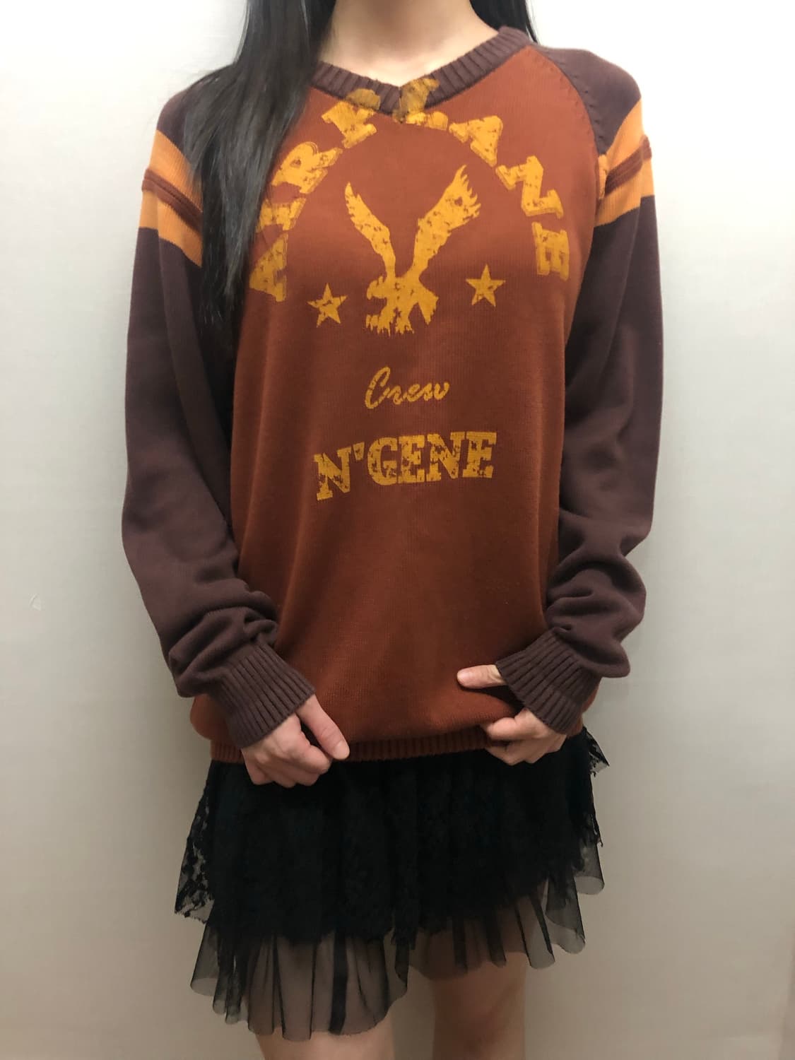 빈티지 와투케 브라운 니트 상품이미지4