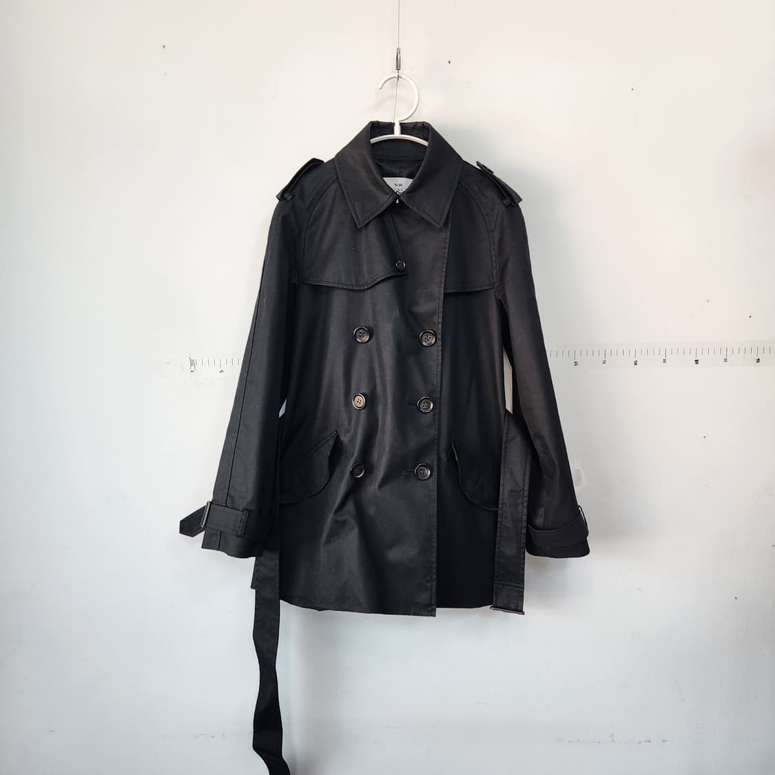 코치 블랙 트렌치코트 상품이미지1