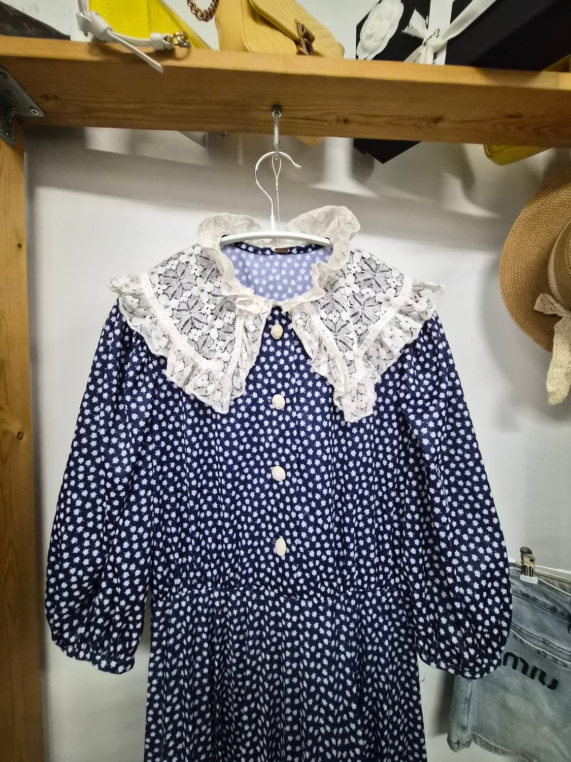 프리피플 레이스 카라 벌룬원피스 상품이미지5