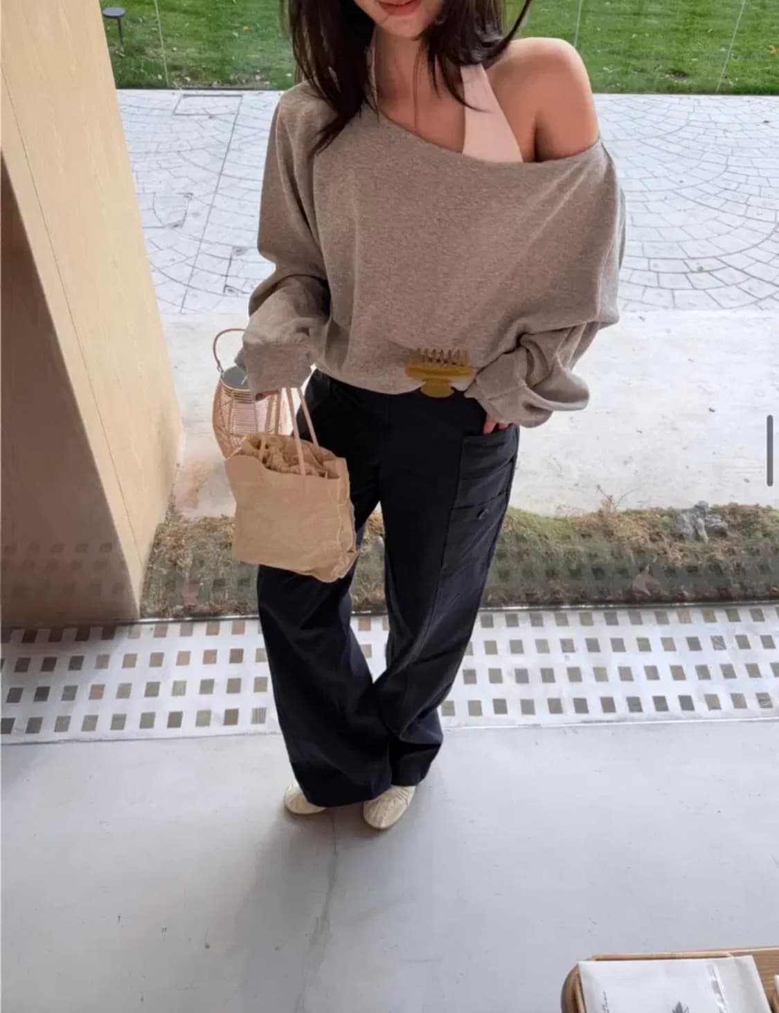 러브미우 포엣pt - 네이비 롱 M 상품이미지3