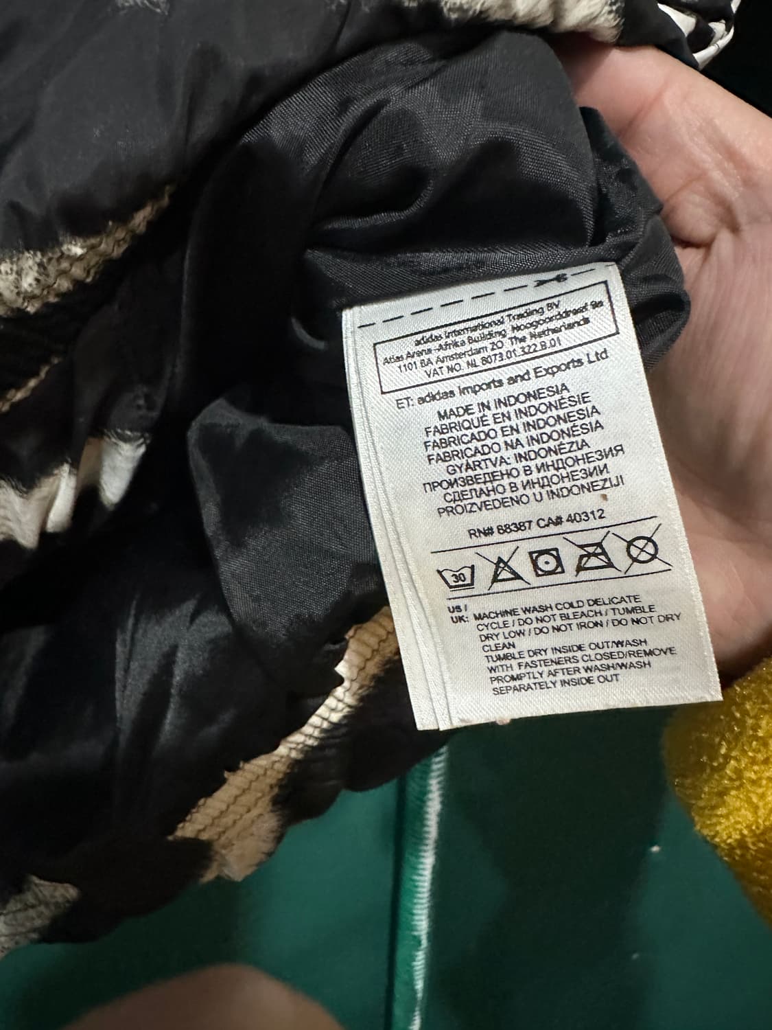 아디다스 지브라 패딩 M 상품이미지5