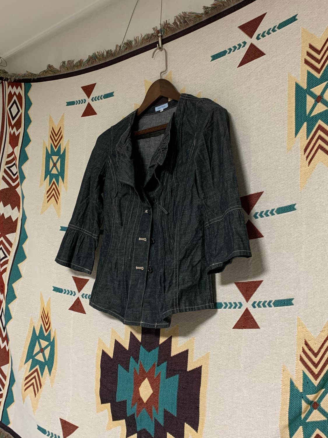 빈티지 데님 블라우스 자켓  상품이미지2