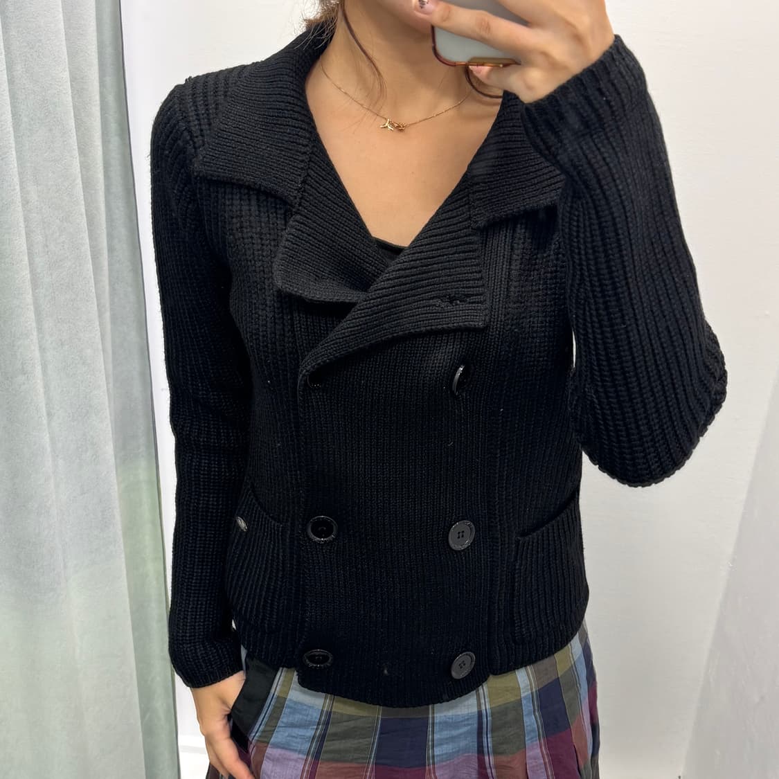 라코스테 블랙 가디건 상품이미지2