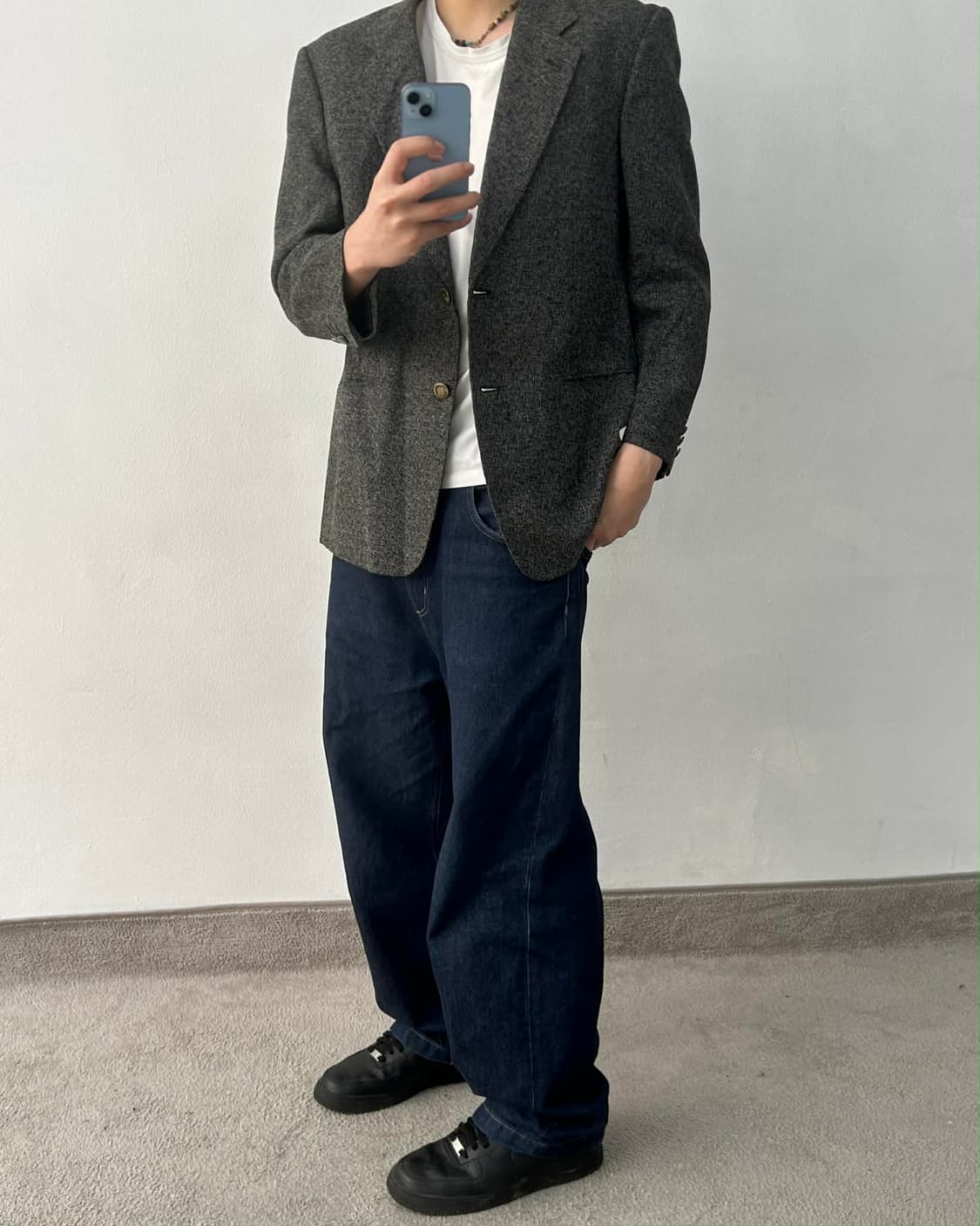 지방시 뮤슈 린넨 울 트위드 블레이져 자켓 상품이미지3