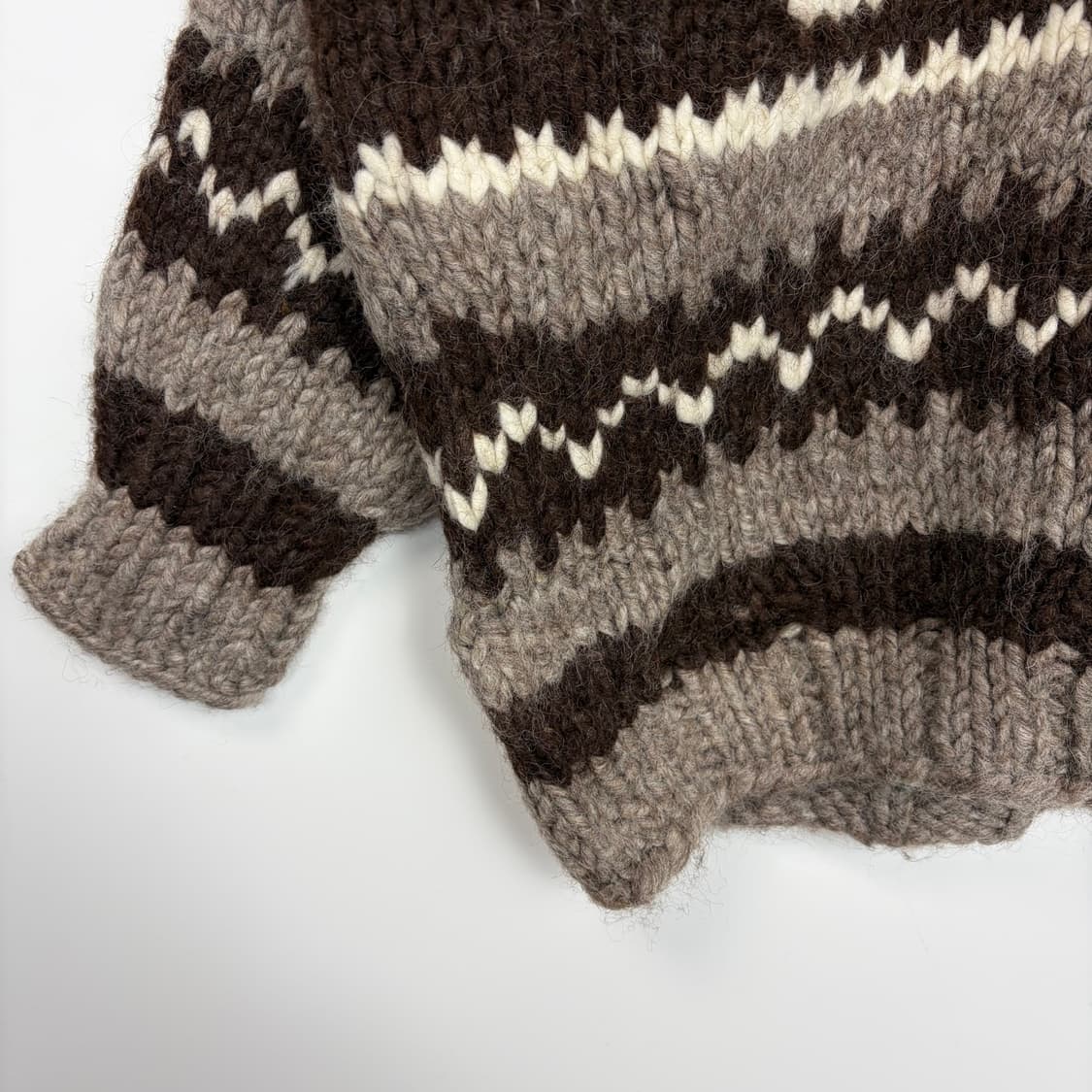 빈티지 코위찬 숄카라 니트 티셔츠 상품이미지4