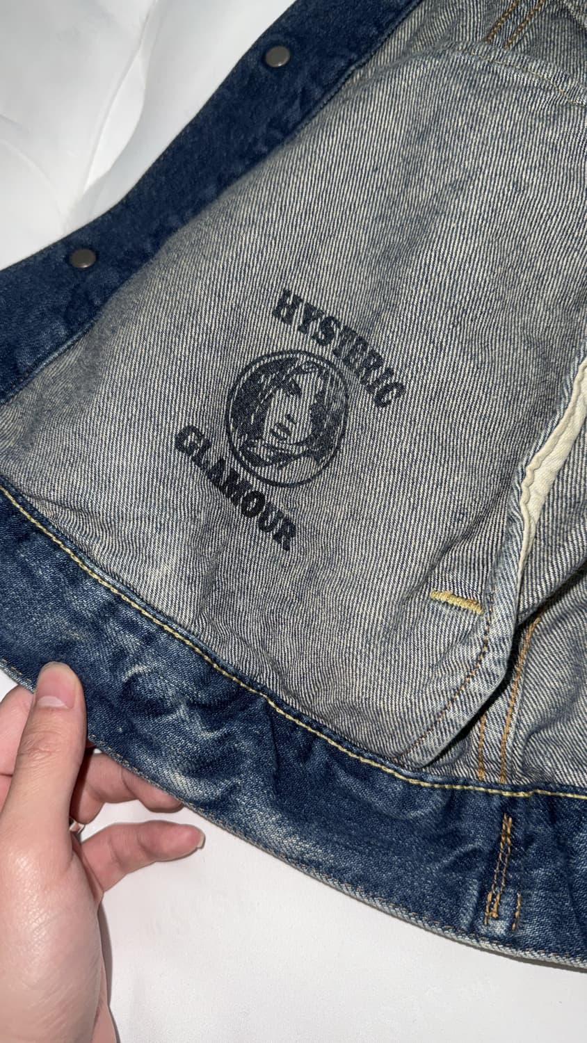 히스테릭글래머 데님자켓(m) 상품이미지3