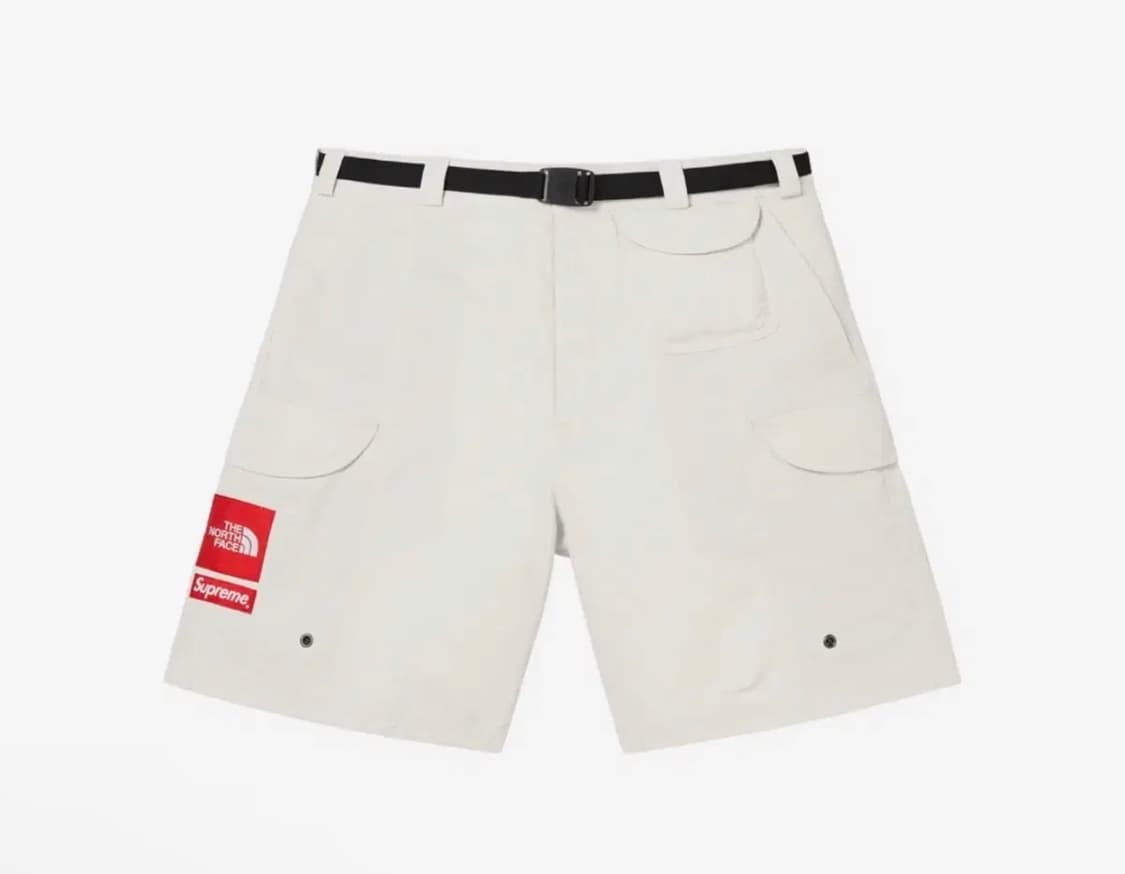 슈프림 x 노스페이스 트레킹 패커블 벨트 쇼츠 스톤 - 22SS 상품이미지1
