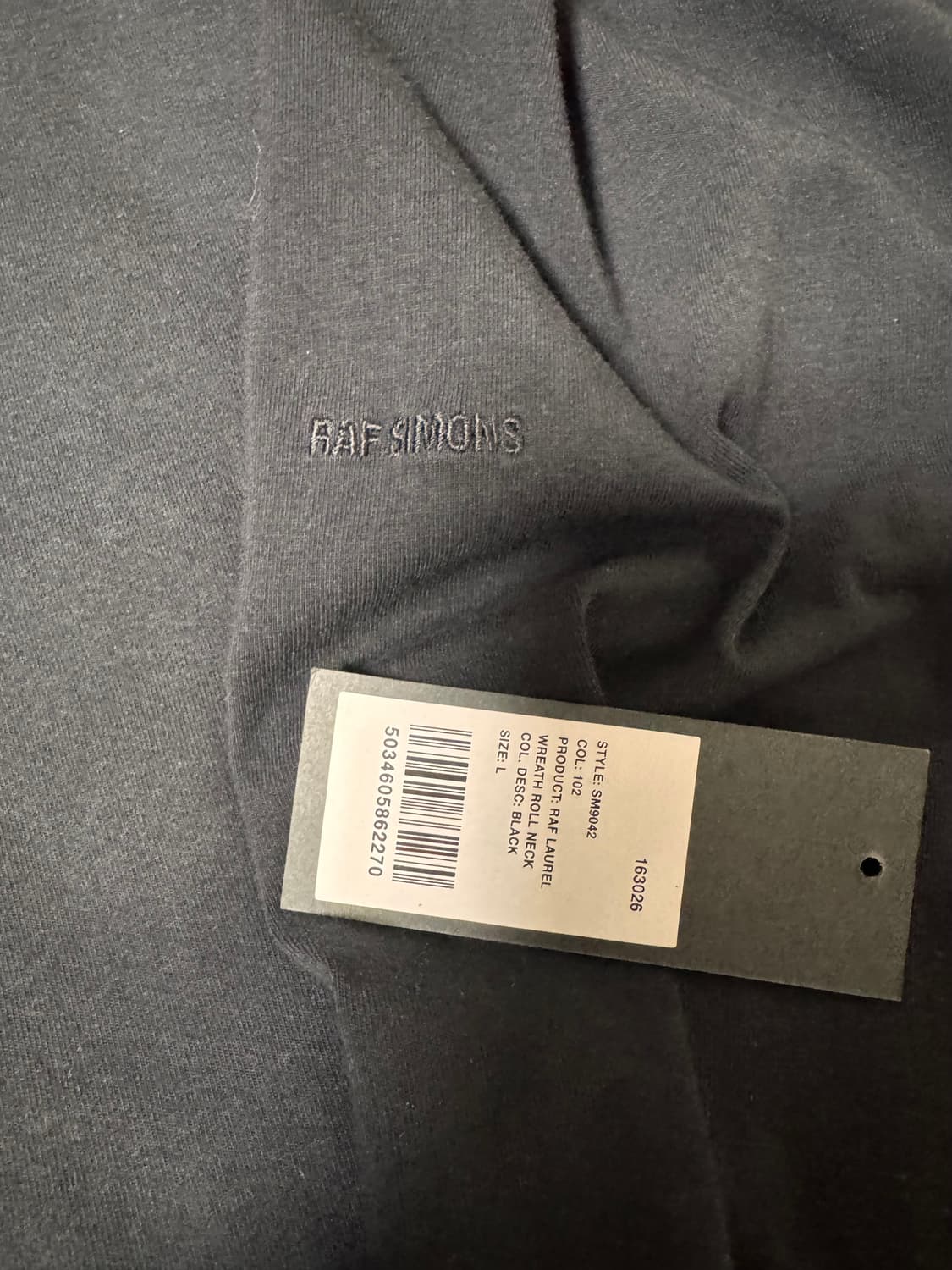 라프시몬스 프레드페리 롤넥 L 상품이미지3