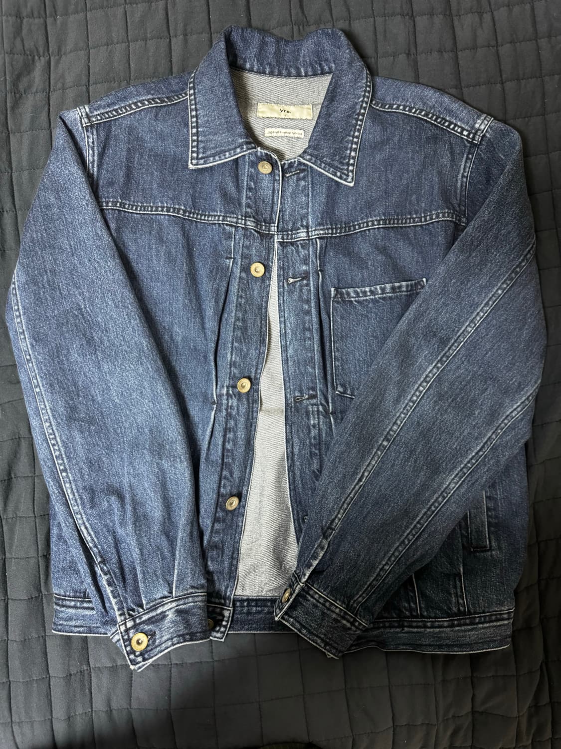 이얼즈어고 오카야마 데님 트러커자켓 1사이즈 상품이미지2