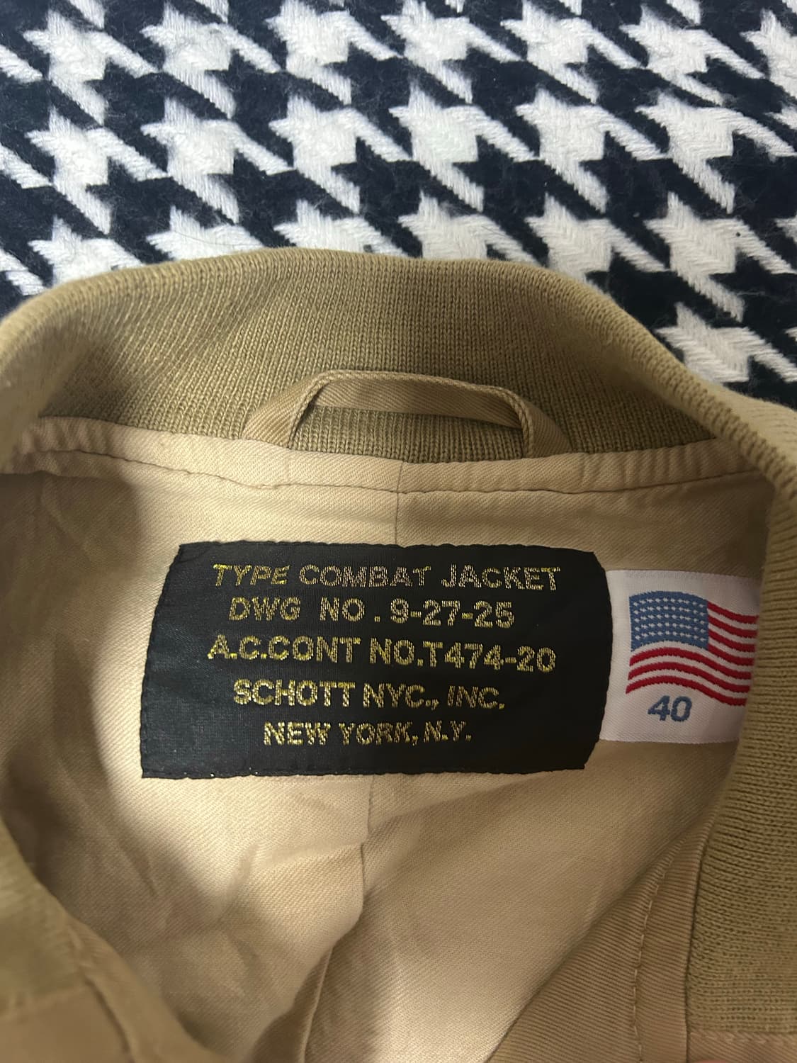 Schott 쇼트 컴뱃 자켓 상품이미지2