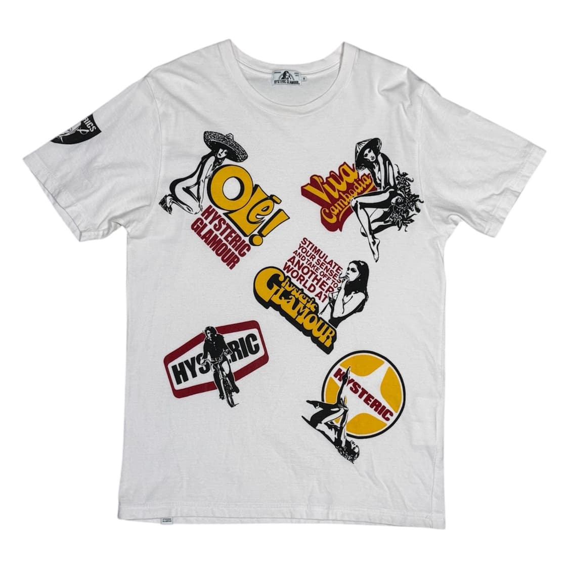 히스테릭 글래머 아이코닉 그래픽 범벅 반팔 티셔츠 상품이미지1
