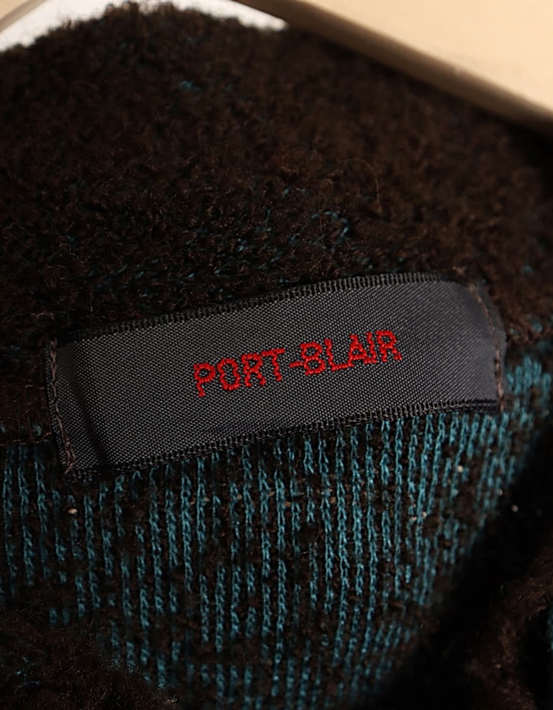 PORT-BLAIR Cutting Knit Zip Cardigan 상품이미지3