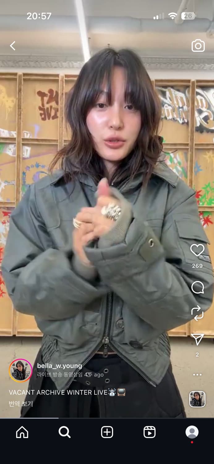 VACANT Archive N2B 봄버 자켓 카키 상품이미지2