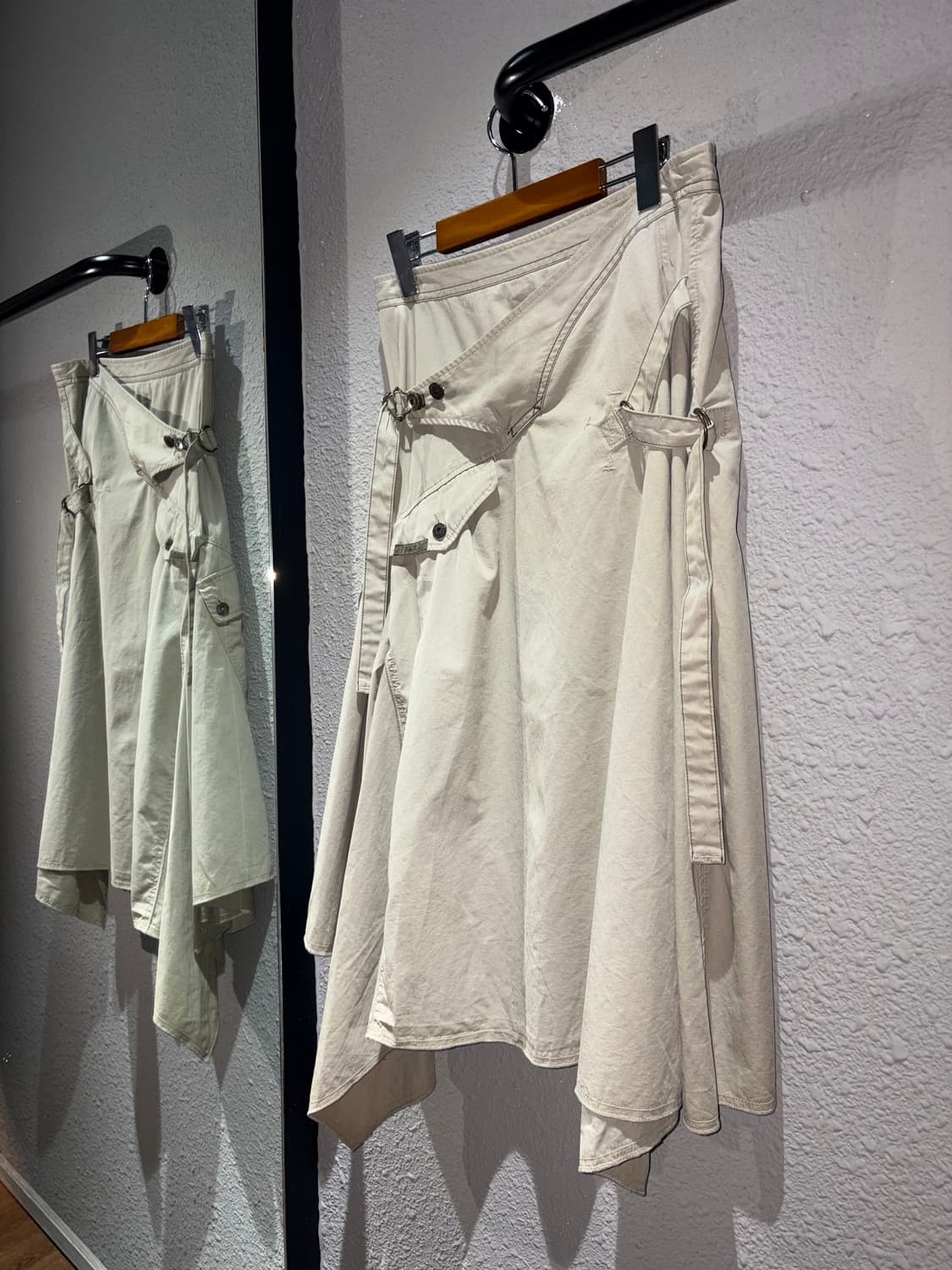 마리떼프랑소와저버 디테일 언발 스커트 상품이미지2