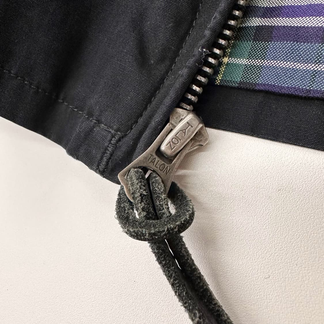 폴로랄프로렌 블랙와치 체크 코튼 블랙 헤링턴 자켓 상품이미지6