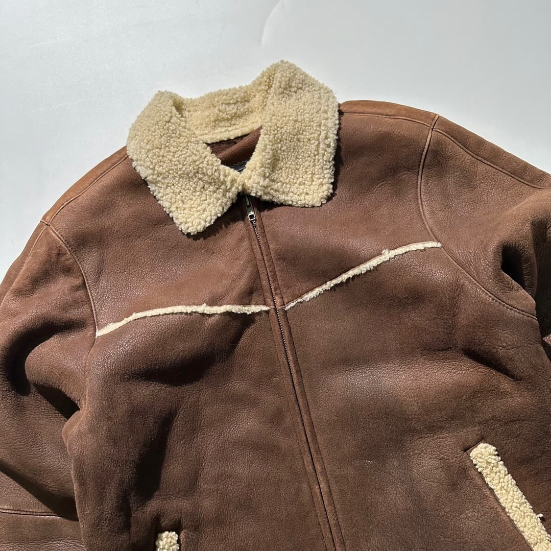 Concordia 램스킨 양가죽 시어링 무스탕 자켓 상품이미지3