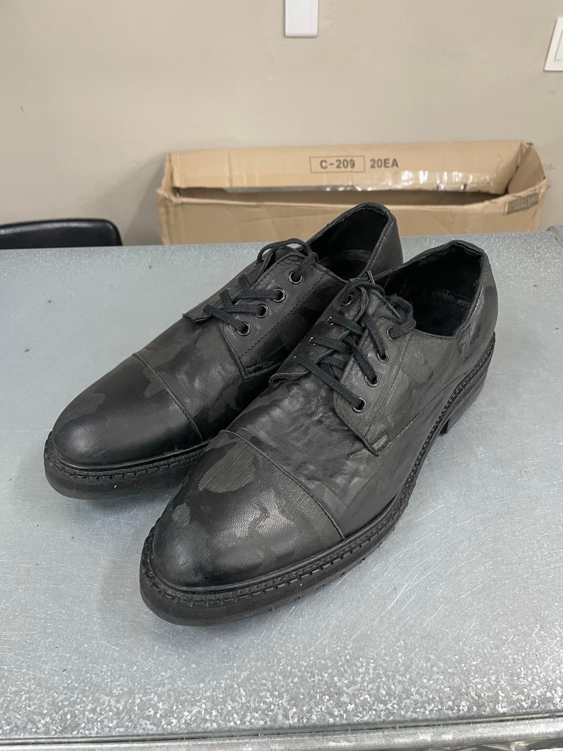 올세인츠 카모패턴 더비슈즈 EU41  상품이미지2