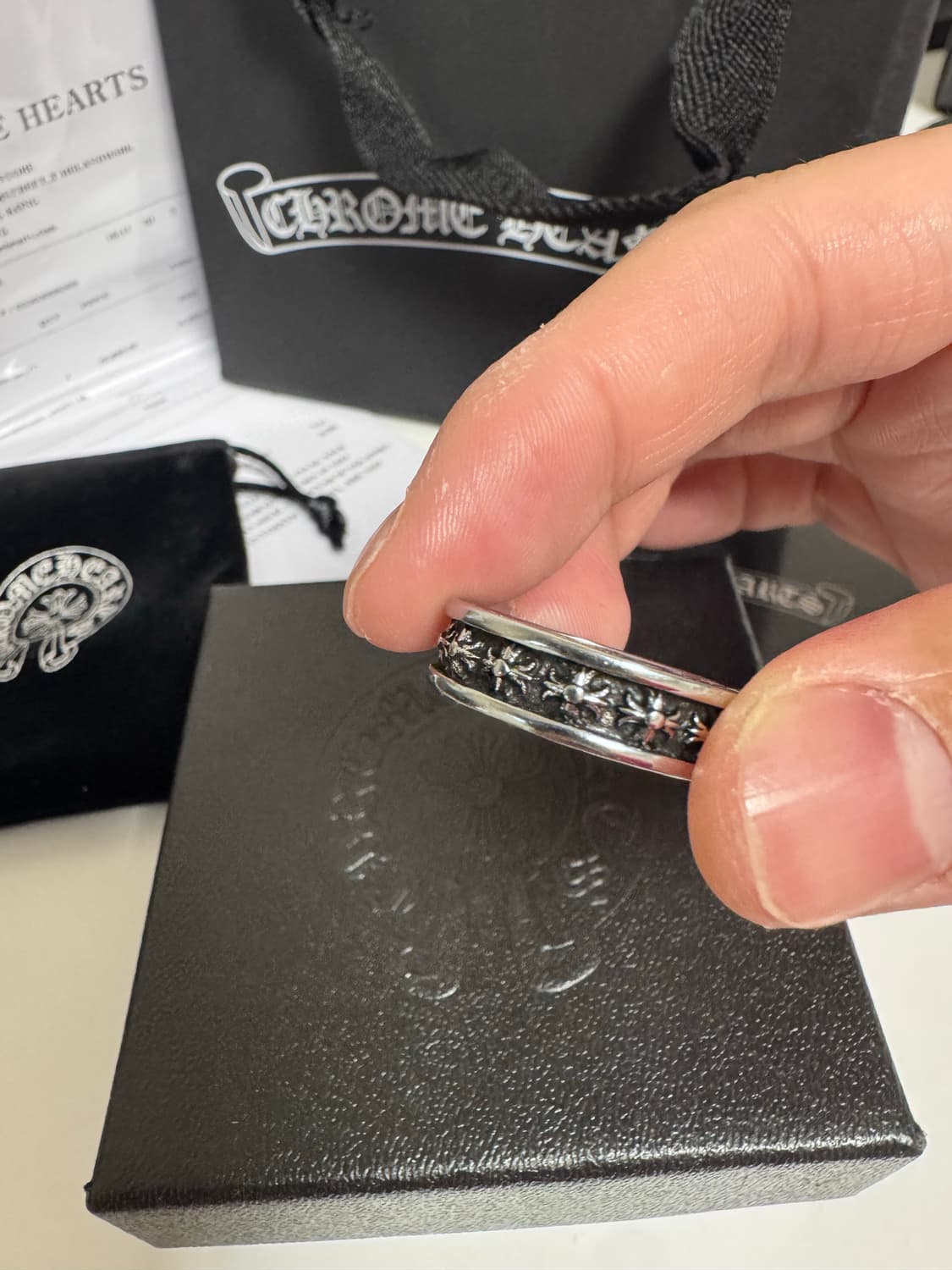 크롬하츠 플러스링 us 7호 상품이미지3