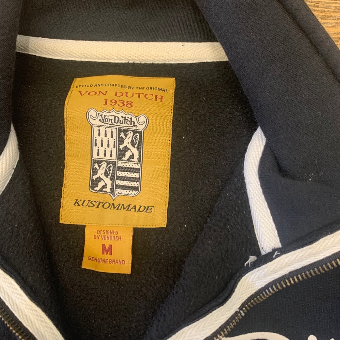 본더치 패치로고 블랙 집업 M 상품이미지5