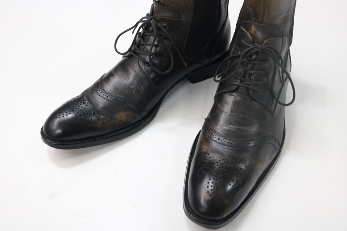알프레도바니스터 빈티지 윙팁 레이스업 첼시 부츠 (42) 상품이미지4