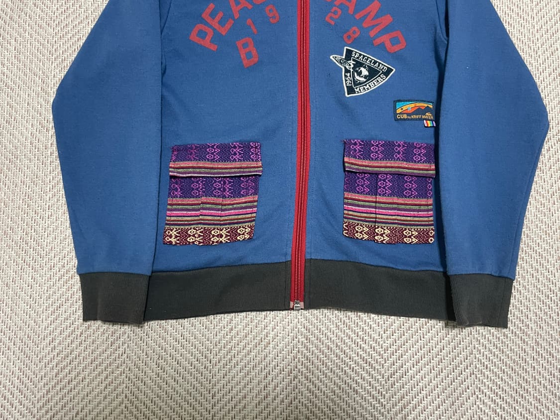 빈티지 키즈 노르딕 그래픽 후드집업 J03277 상품이미지2