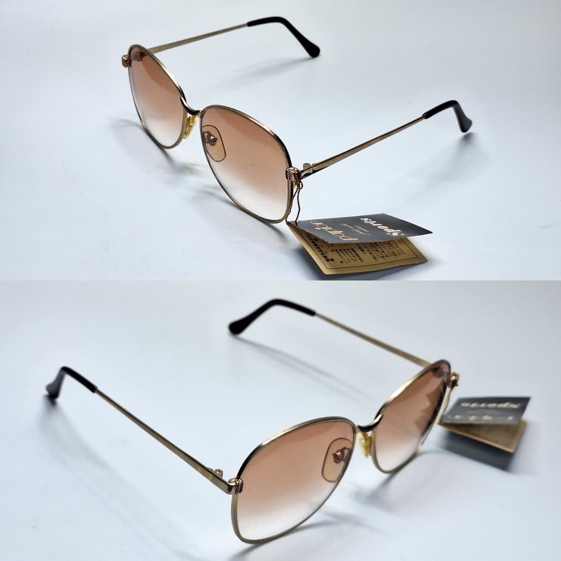 80s 일본제 빈티지 데드스톡/Pipion파피용 k-100 선글라스/수입 상품이미지7