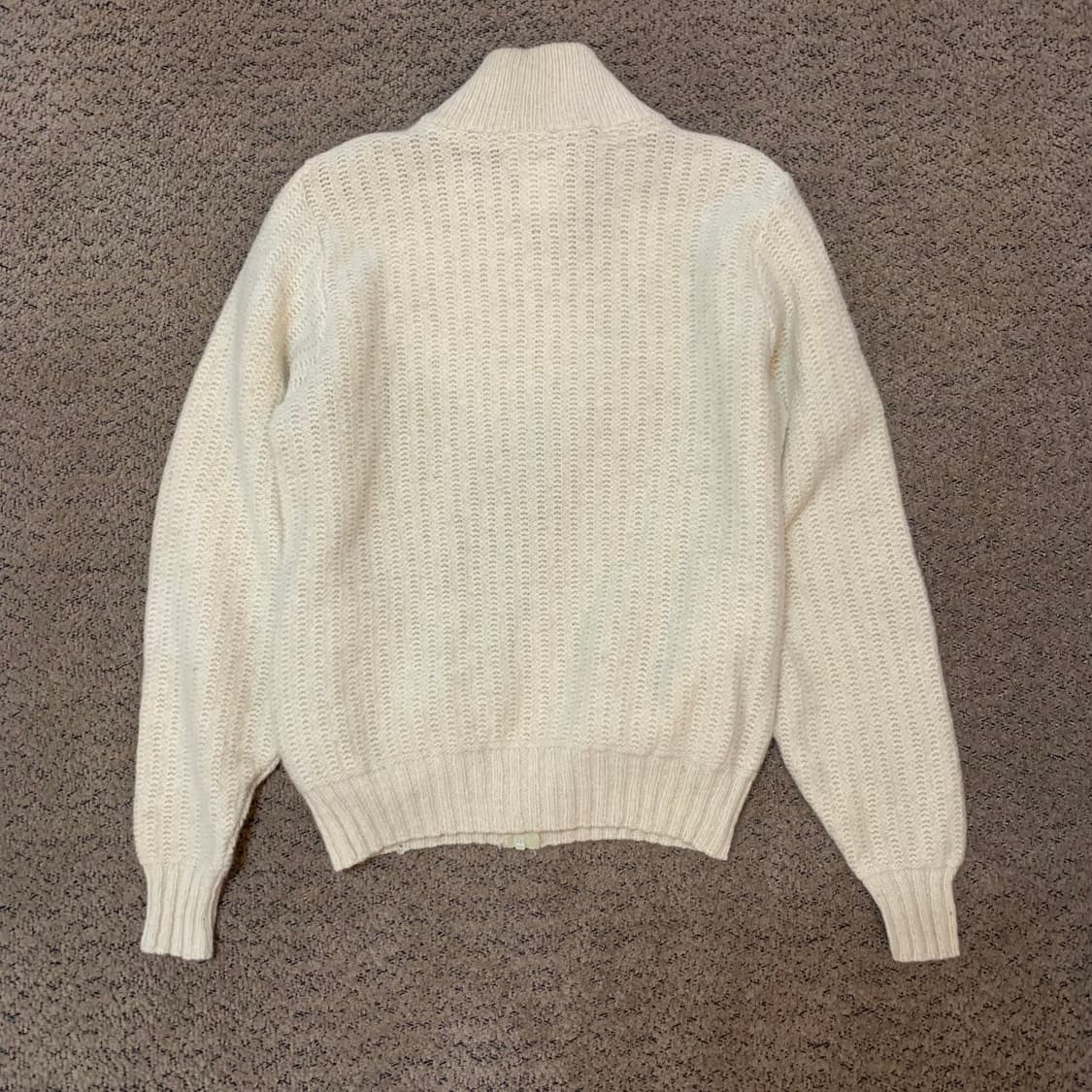 90s LL Bean knit zip-up made in usa (m) 상품이미지6