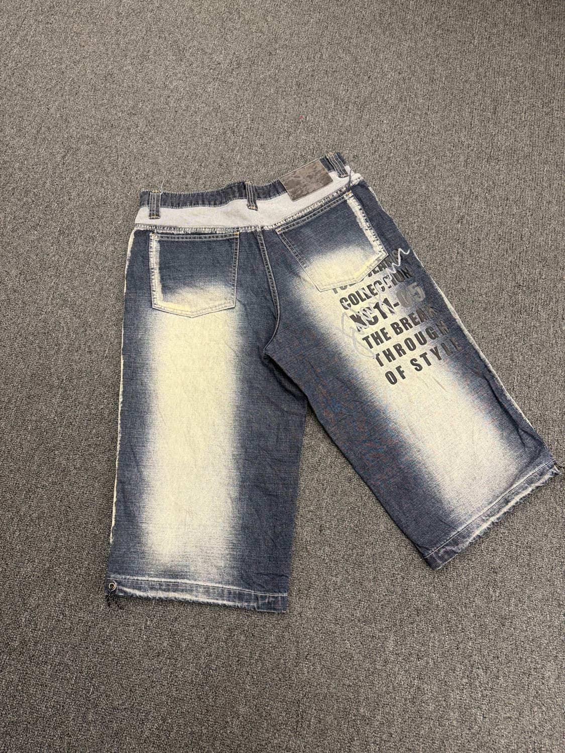 Os)Fubu 빈티지 올드스쿨 힙합 버뮤다 데님팬츠 상품이미지8