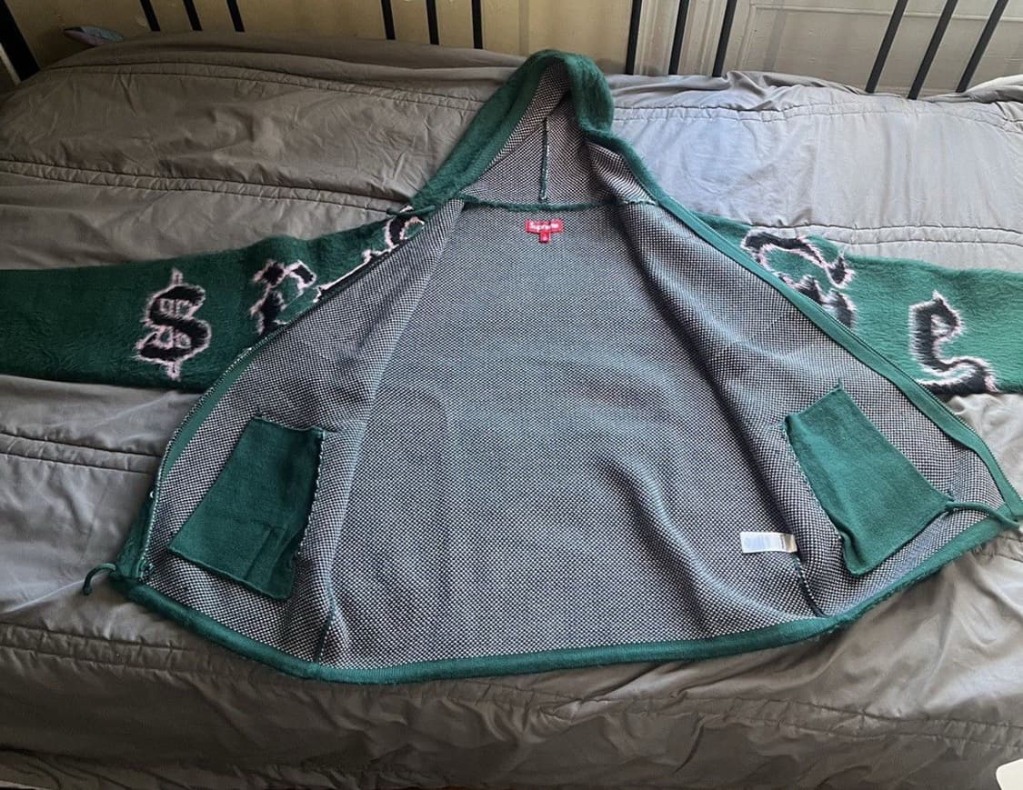 24FW 슈프림 악센트 브러쉬드 후드집업 스웨터 상품이미지2