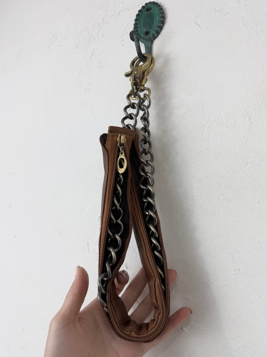 GOA 고아 위빙 레더백 with 디테쳐블 체인 상품이미지5